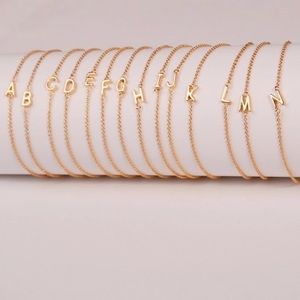 SIDEWAYS Initial Necklace | 14K Gold